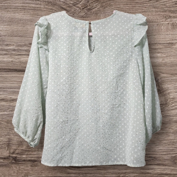 W5 Green with Gold Sparkle Accent Top Size Medium - Picture 2 of 12